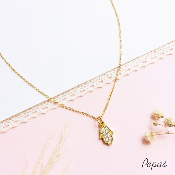 Cadena con Dije de Mano Hamsa
