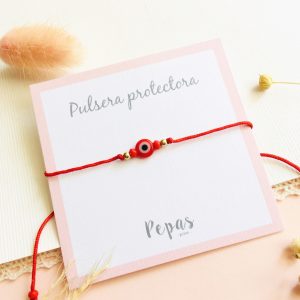 Pulsera de Hilo con Dije de Ojo Turco