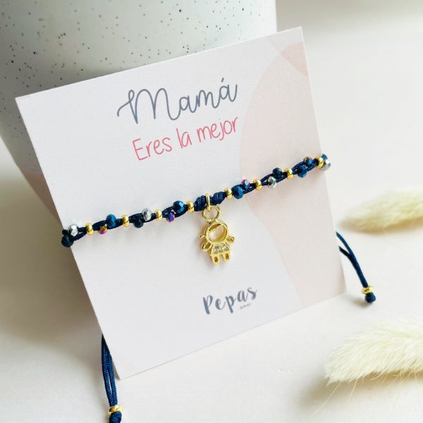 Pulsera de Muranos con Dije de Niño