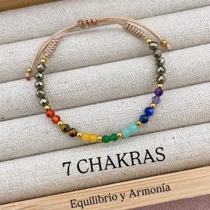 Pulsera de 7 Chakras en Piedras Naturales