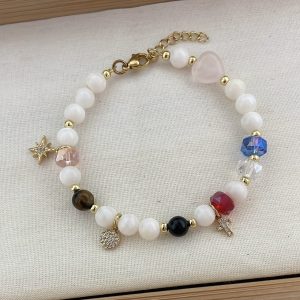 Pulsera de Piedras Naturales de la Vida de Jesús