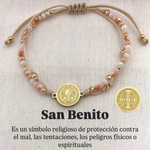 Pulsera de Muranos con San Benito