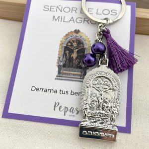Llavero Protector del Señor de los Milagros